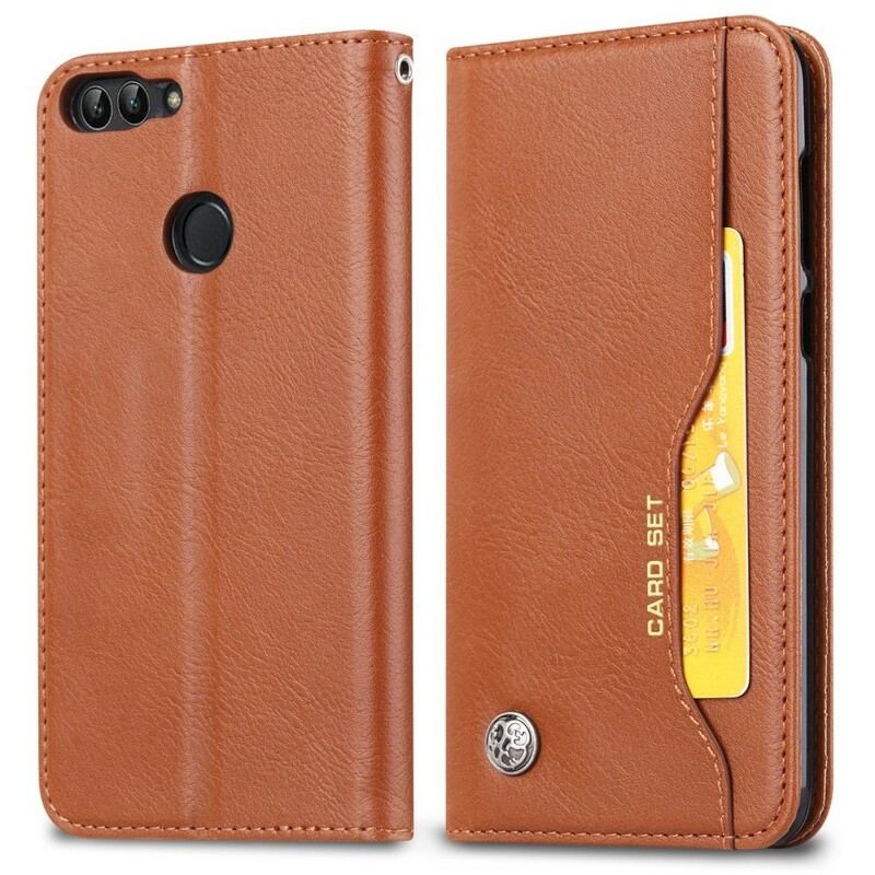 Flip Cover Huawei P Smart Leatherette Card Case
