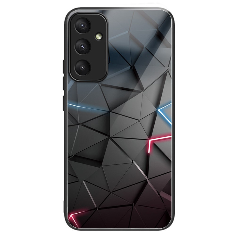 Samsung Galaxy A55 5G Härdat glasfodral Svart Trianglar