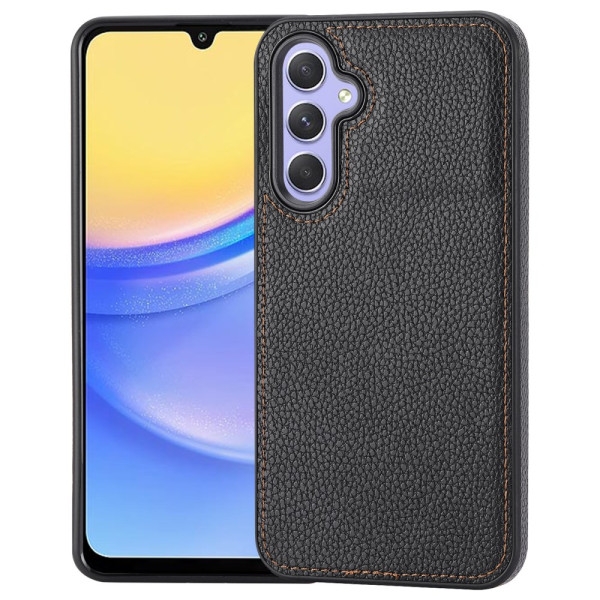 Coque Samsung Galaxy A15 5G / A15 Simili Cuir Litchi