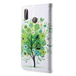 Huawei P20 Lite blomma trädfodral