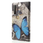 Fodral Huawei P20 Pro Butterfly Blue