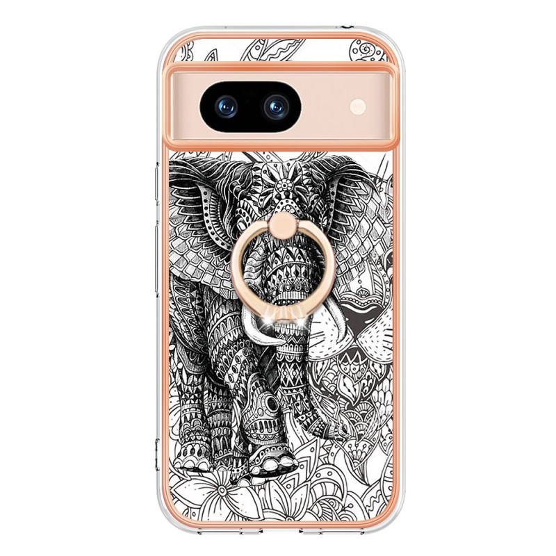 Google Pixel 8 Fodral Totem Elephant Ring-Supporter