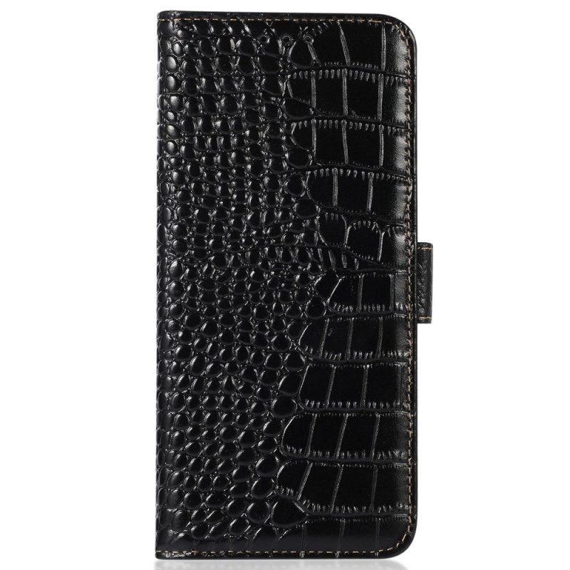 Poco X6 Pro 5G plånbok i krokodiltextur med RFID-blockering