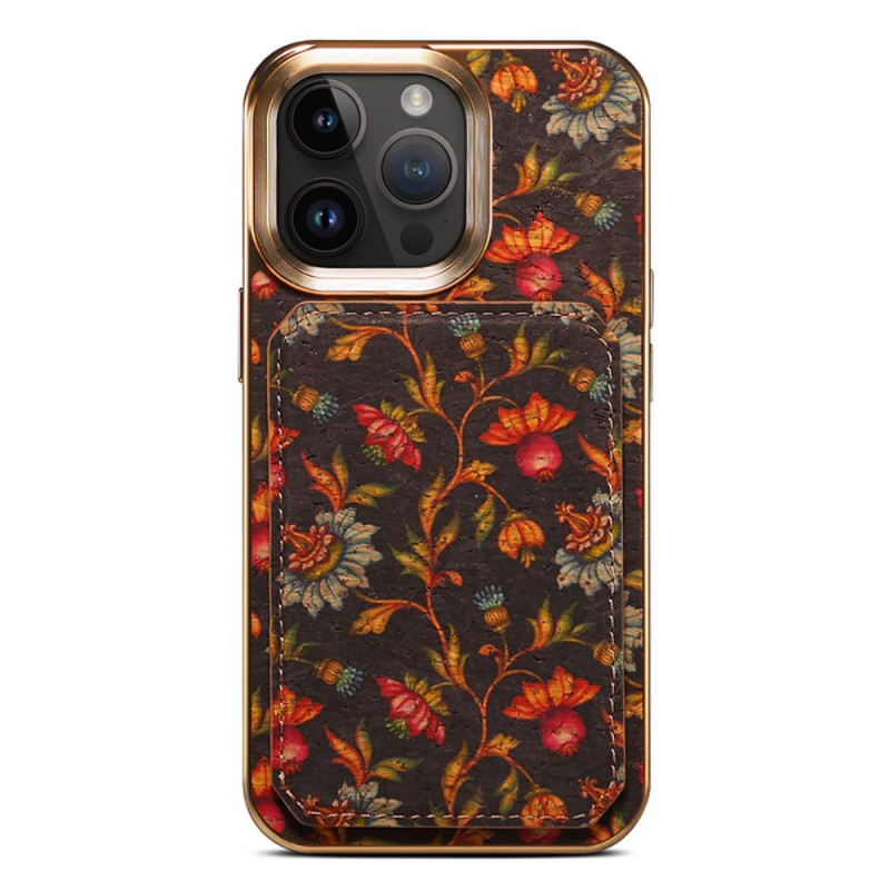 iPhone 12 / 12 Pro-fodral med blomdesign och stativ
