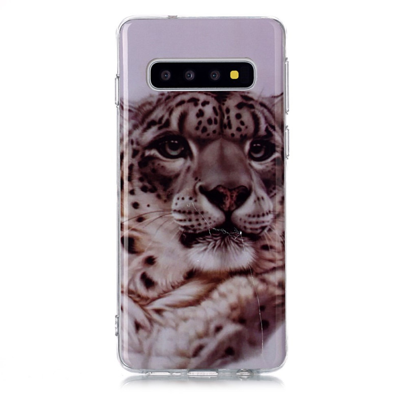 Samsung Galaxy S10 Fodral Leopard