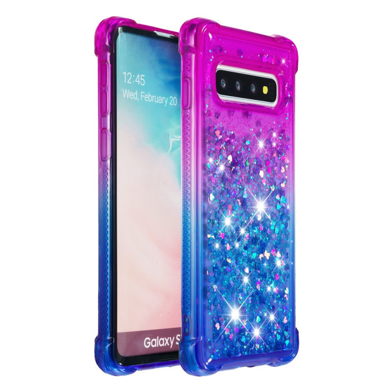 Samsung Galaxy S10 Glitter Gradient Fodral
