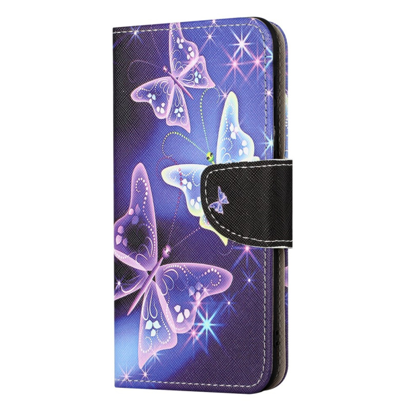 Samsung Galaxy Xcover 7 Fodral Sparkling Butterflies
