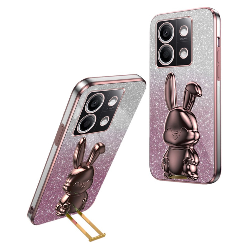 Xiaomi Redmi Note 13 4G Rabbit Fodral Stöd Rosa