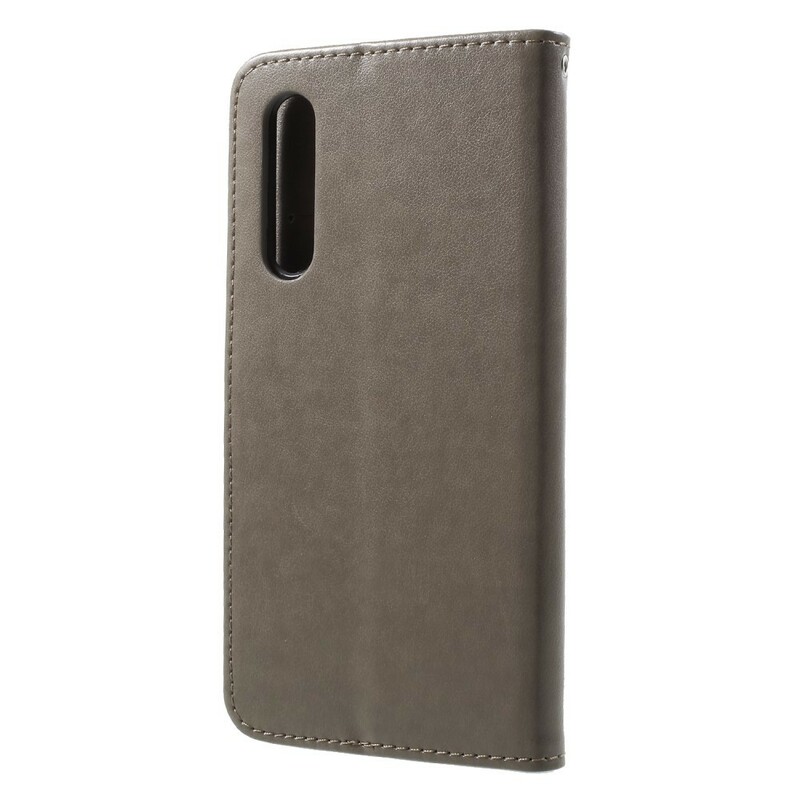 Fodral Huawei P20 Pro Fjärilar och blommor med rem