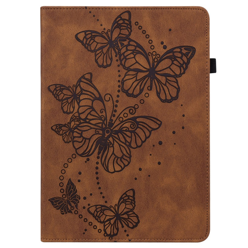 Samsung Galaxy Tab A11 / A9 Fodral Butterfly Design Stylus Plånbok