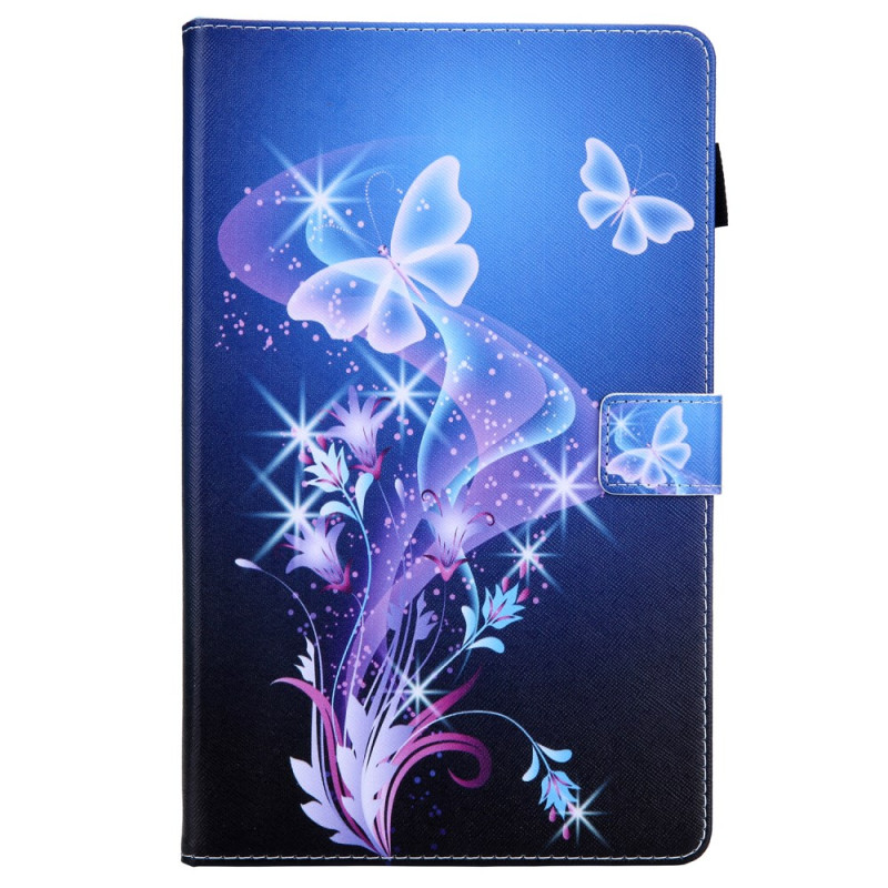 Samsung Galaxy Tab A9+ Fodral X210 / X215 / X216B Smart skyddsfodral med mönster - Dream Butterfly
