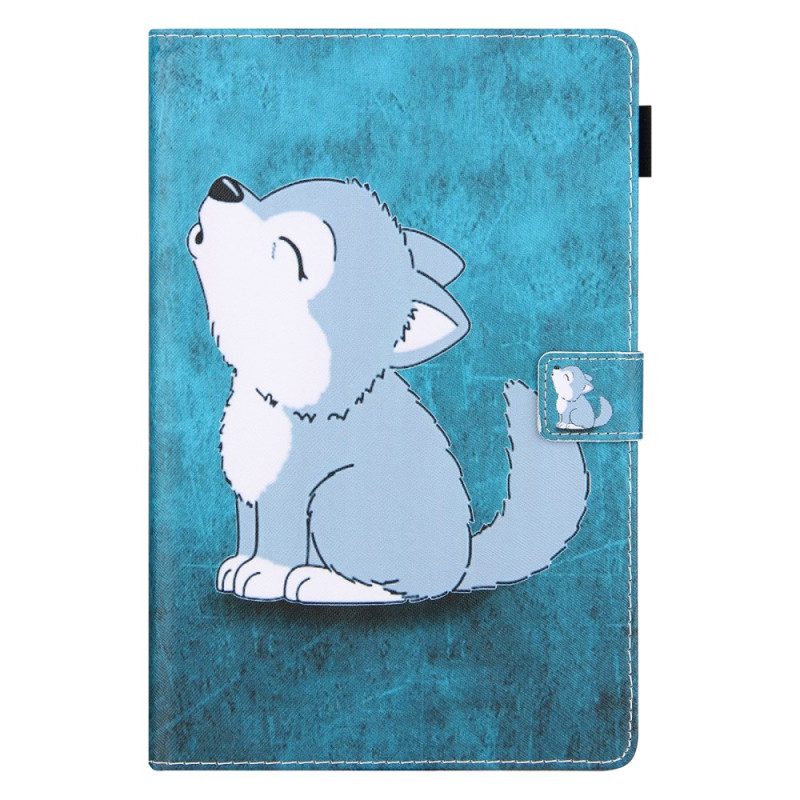 Samsung Galaxy Tab A11 Plus / A9 Plus Fodral med söt varg