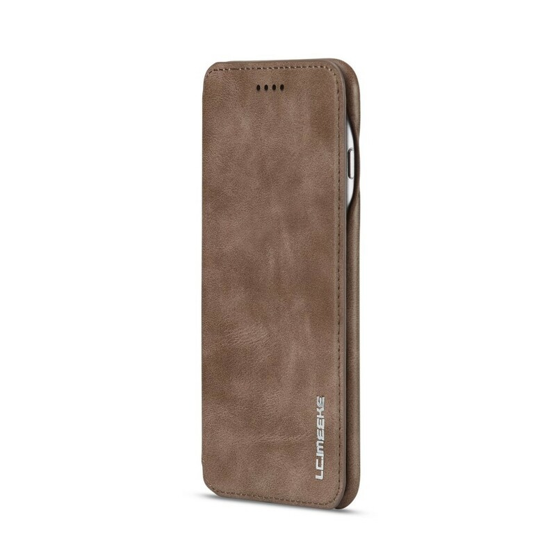 Flip Cover iPhone 6/6S LC.IMEEKE Läder Effekt