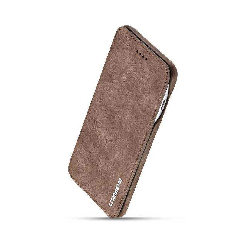 Flip Cover iPhone 6/6S LC.IMEEKE Läder Effekt