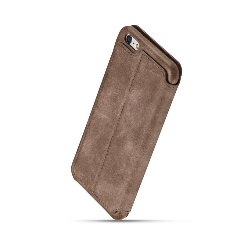Flip Cover iPhone 6/6S LC.IMEEKE Läder Effekt