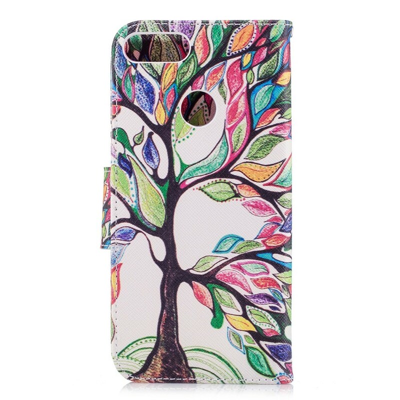 Fodral Huawei P Smart Coloured Tree