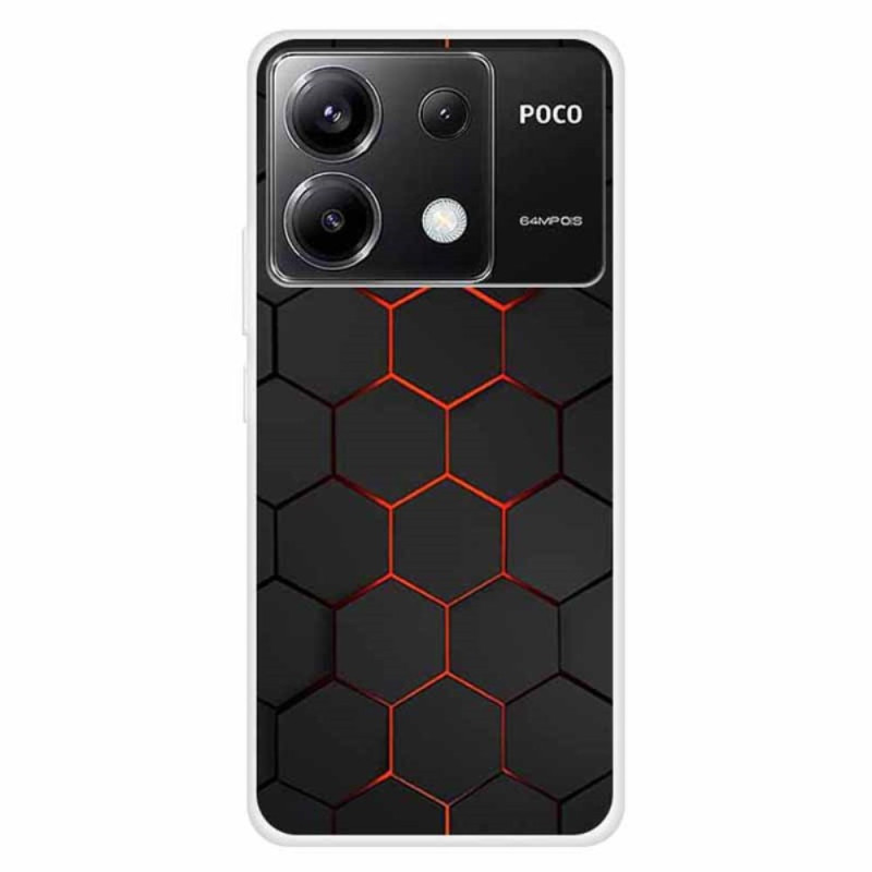 Xiaomi Redmi Note 13 Pro 5G / Poco X6 5G Fodral Honeycomb Röd