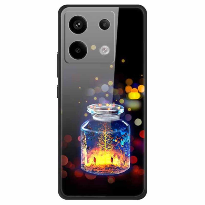 Xiaomi Redmi Note 13 Pro 5G / Poco X6 5G Fodral - Flaska i tempererat glas med önskningar