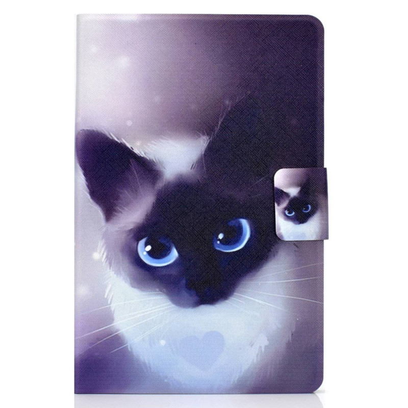 Samsung Galaxy Tab S8 / S7 Fodral till blåögd katt