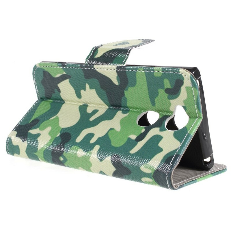 Fodral för Sony Xperia XA2 i militär kamouflage