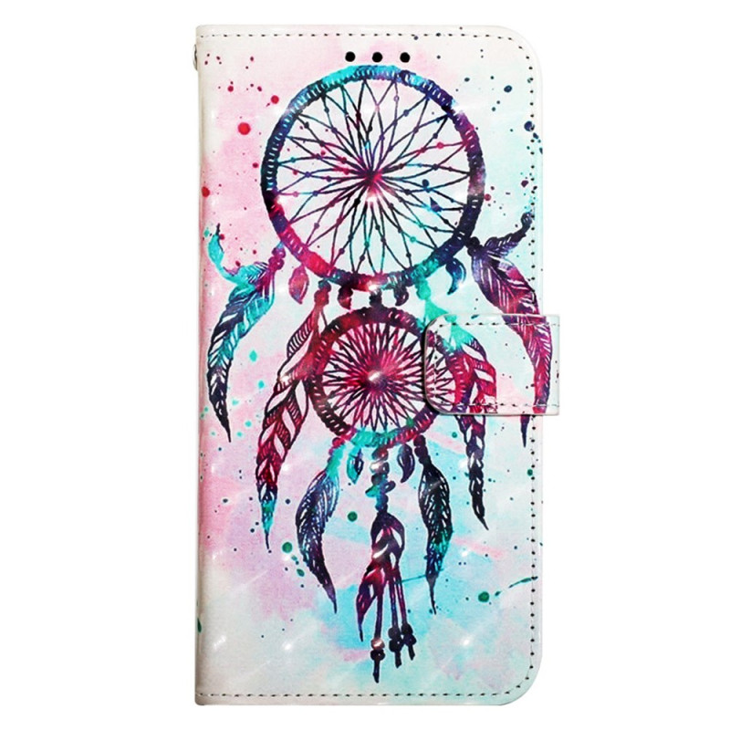 Xiaomi Redmi Note 13 4G Vattenfärgat Dreamcatcher-fodral