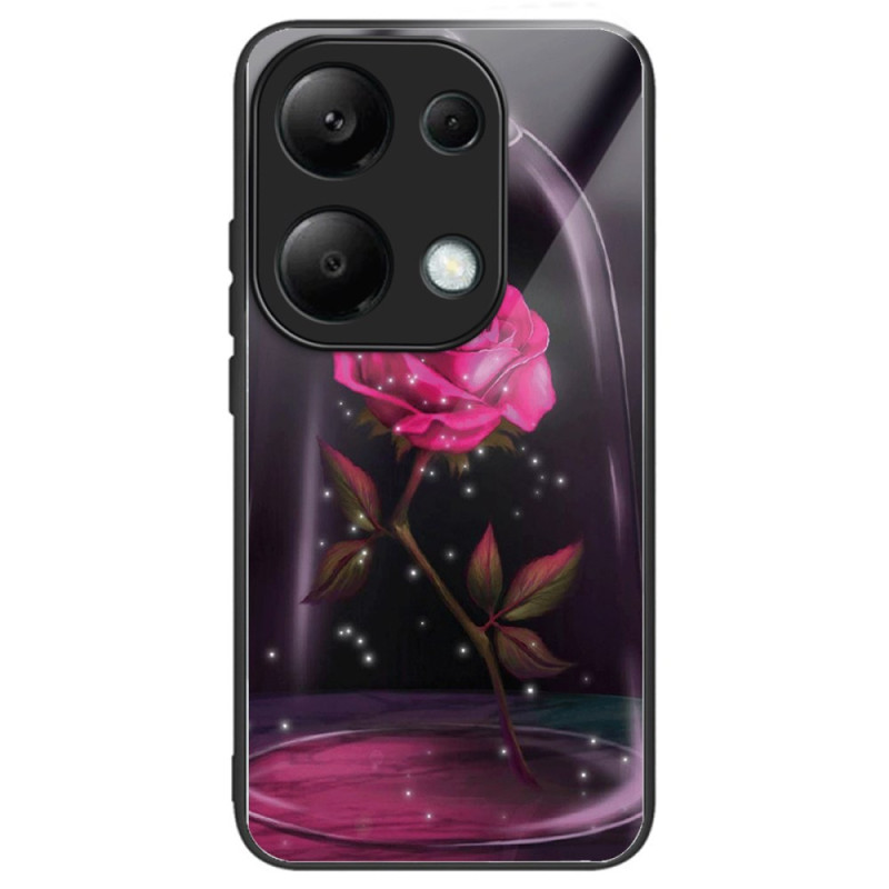 Xiaomi Redmi Note 13 Pro 4G / Poco M6 Pro 4G Fodral härdat glas rosa