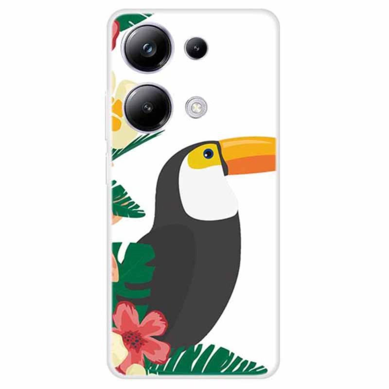 Xiaomi Redmi Note 13 Pro 4G / Poco M6 Pro 4G Fodral Löv och fåglar