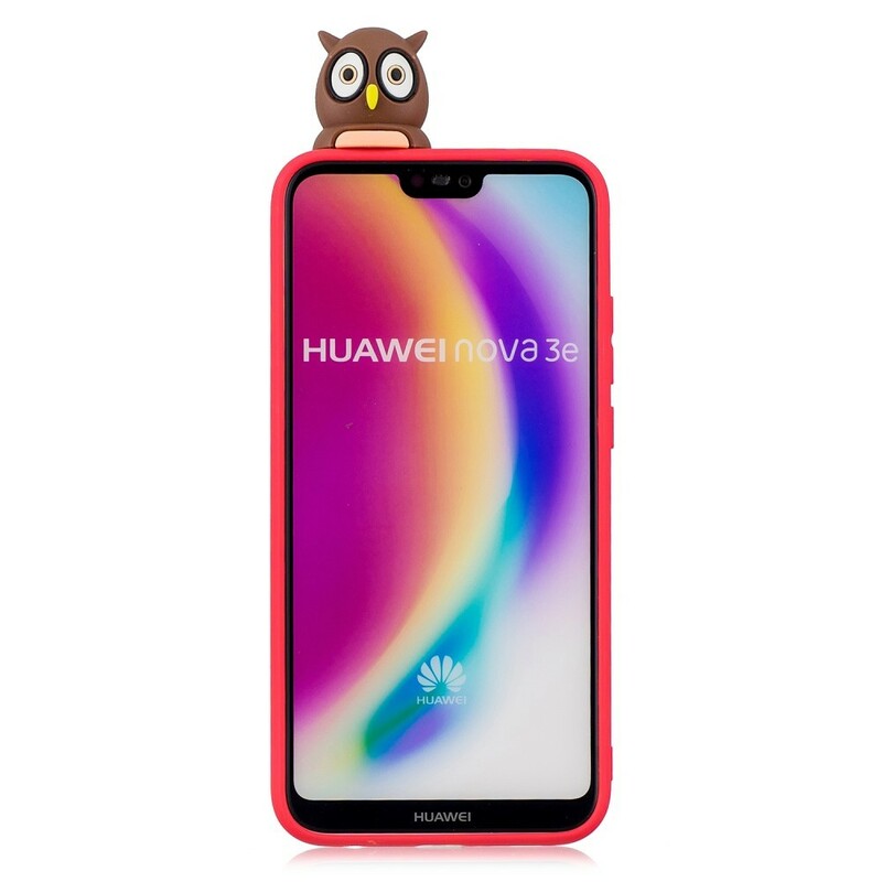 Huawei P20 3D-fodral Miss Owl