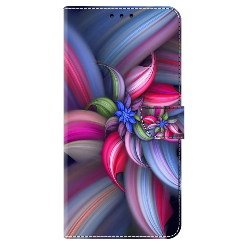 Fodral Oppo A58 Färgade blommor