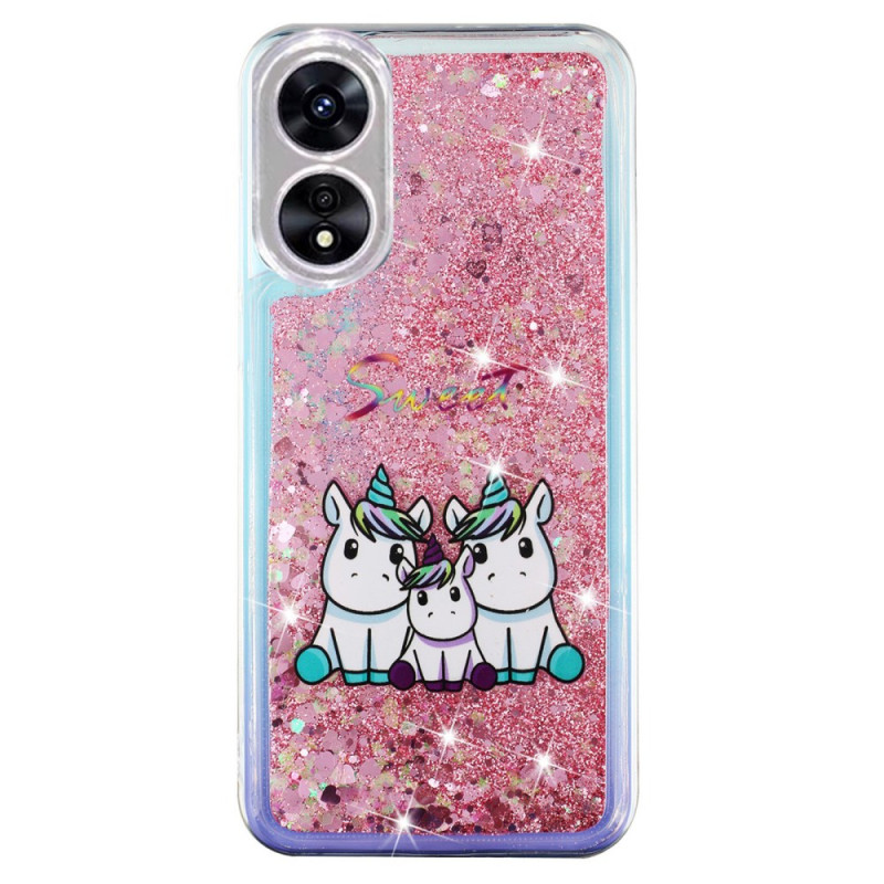 Oppo A17 / A17k Unicorn Glitterfodral