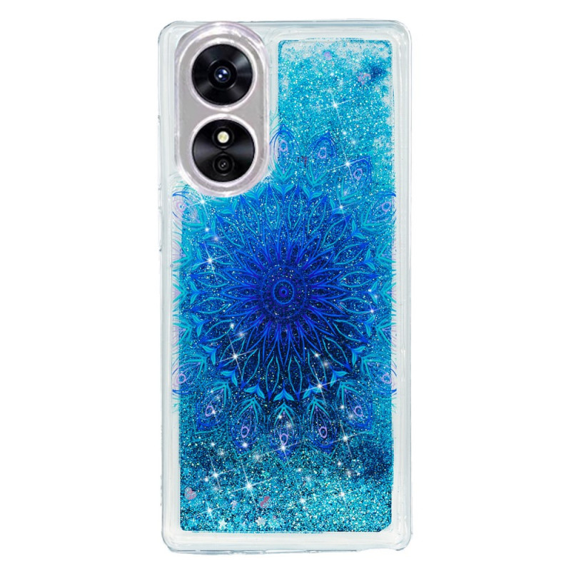 Oppo A17 / A17k Glitter Mandala Fodral