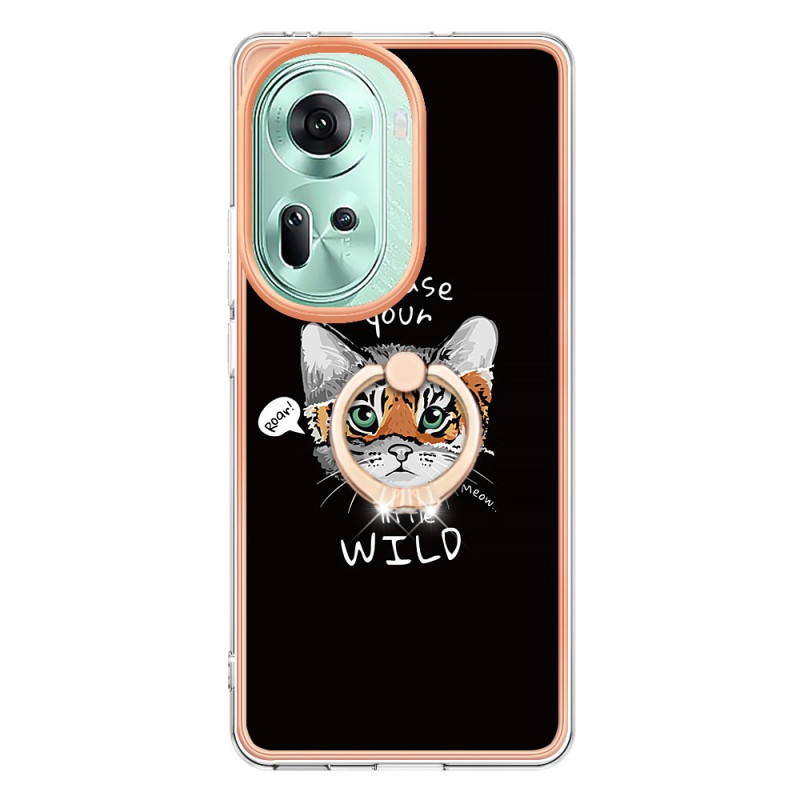 Oppo Reno 11 katt- och tigerfodral