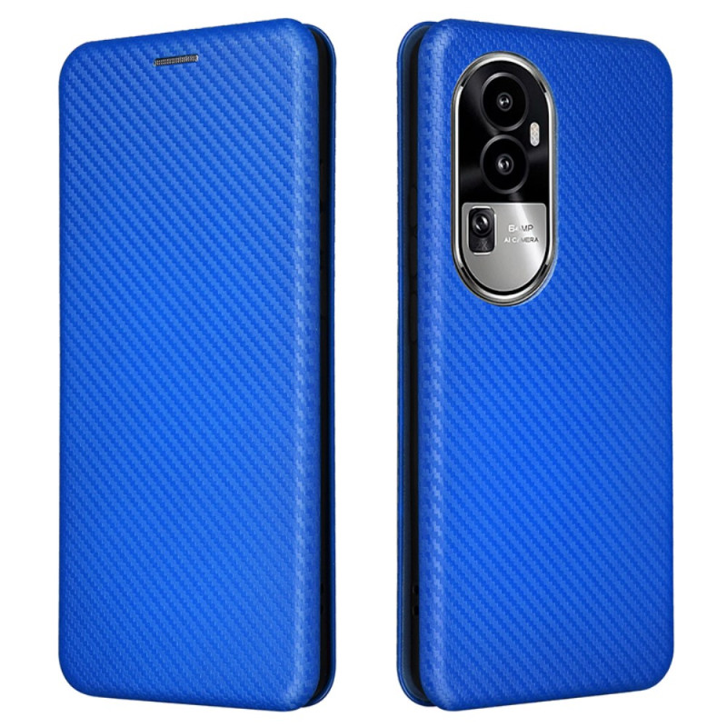 Flip Cover Oppo Reno 10 Pro Plus kolfiber