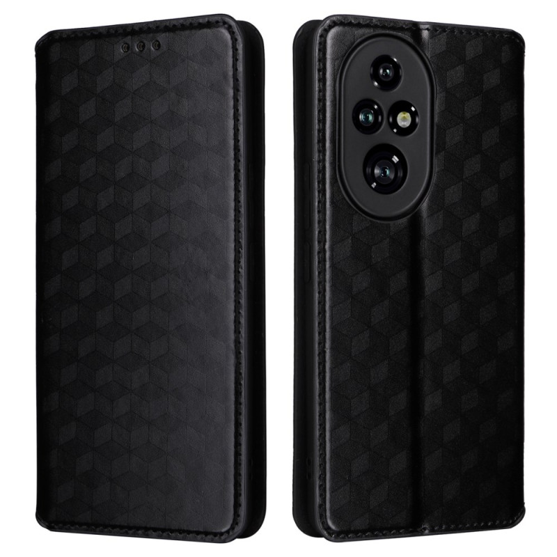 Honor 200 Pro 3D Losange Flip Cover