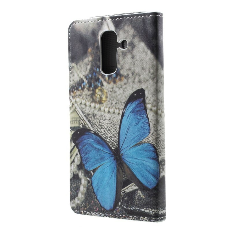 Samsung Galaxy A6 Butterfly SkalBlå