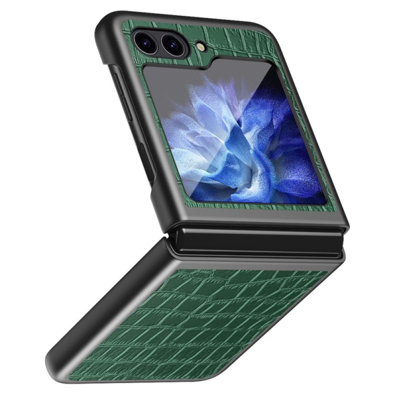 Fodral Samsung Galaxy Z Flip 7 FE / Z Flip 6 Krokodilstruktur