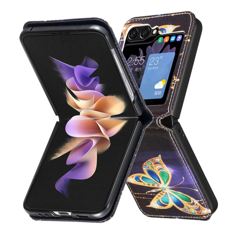 Samsung Galaxy Z Flip 6 Butterfly Jewel Fodral