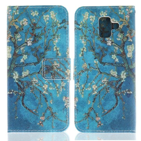 Samsung Galaxy A6 blomma träd fodral
