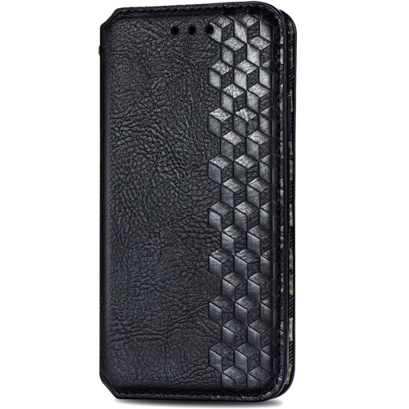 Flip Cover Huawei Pura 70 Mocka Effekt Rhomboid Frieze