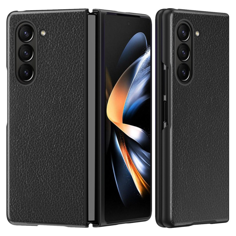 Samsung Galaxy Z Fold 6 Fodral i konstläder Litchi