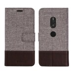 Sony Xperia XZ2 Muxma fodral med tyg- och lädereffekt Sony Xperia XZ2 Muxma fodral med tyg- och lädereffekt