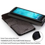 Sony Xperia XZ2 Muxma fodral med tyg- och lädereffekt Sony Xperia XZ2 Muxma fodral med tyg- och lädereffekt