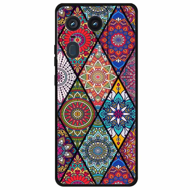 Omslag Motorola Edge 50 Ultra Mandala Blommor