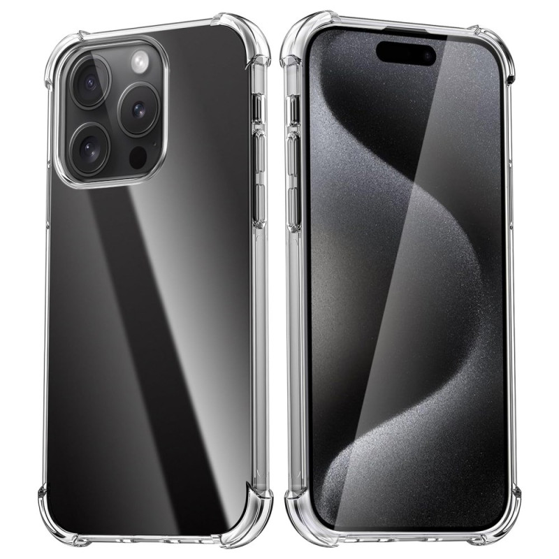 iPhone 16 Pro Genomskinlig
 stötsäkert fodral