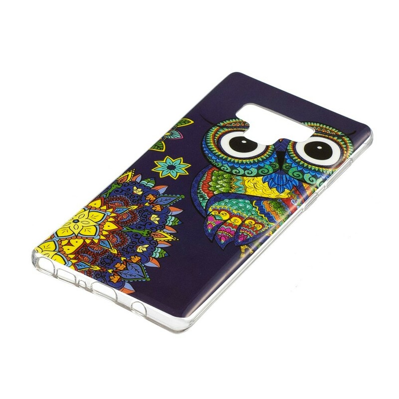 Samsung Galaxy Note 9 Owl Fluorescent Case