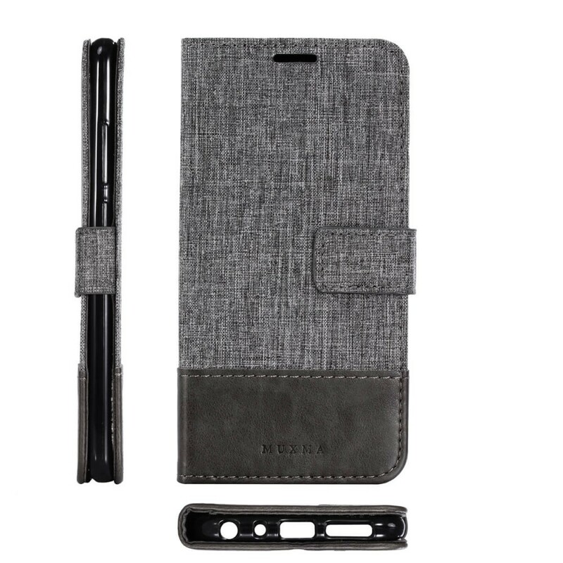 Xiaomi Redmi Note 5-fodral Muxma tyg- och lädereffekt