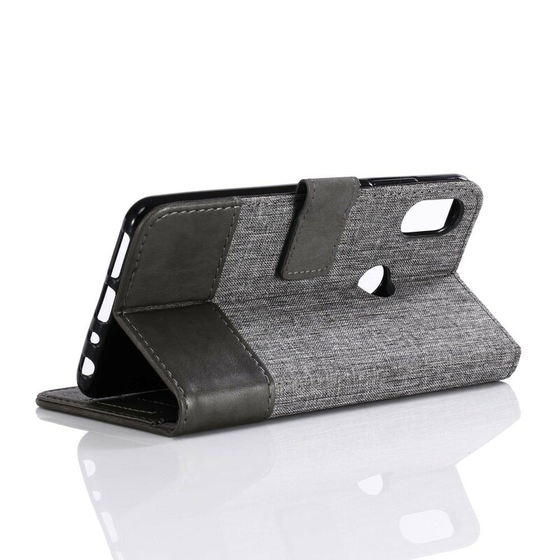 Xiaomi Redmi Note 5-fodral Muxma tyg- och lädereffekt