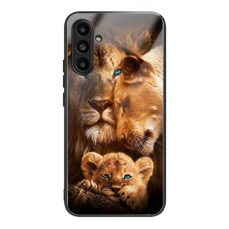 Samsung Galaxy A24 4G Fodral av härdat glas Lions