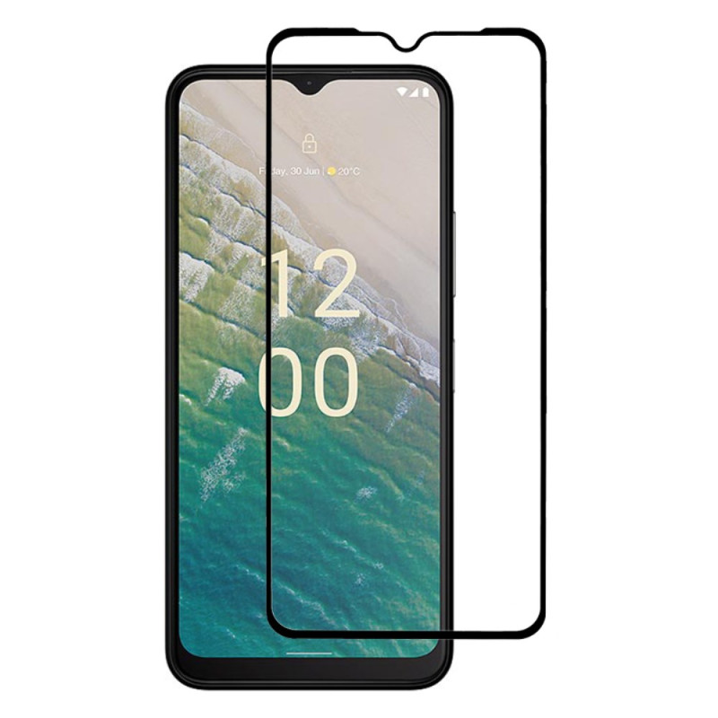 Integrerat skydd av härdat glas för Nokia C32-skärm