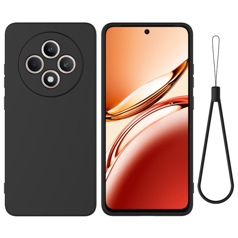 Oppo Reno 12 F 5G flytande silikonfodral för nyckelband